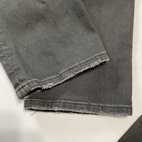 American Eagle Jeans 28x30 Black Denim SKINNY Distressed Airflex+ Stretch - Picture 6 of 11